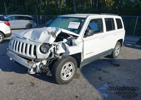 2012 Jeep Patriot Sport из США, поврежденный, VIN 1C4NJPBB3CD559968